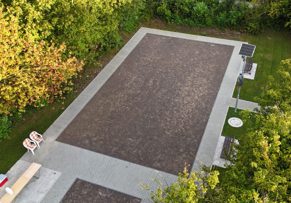 Vereinsplatz Drohnenansicht